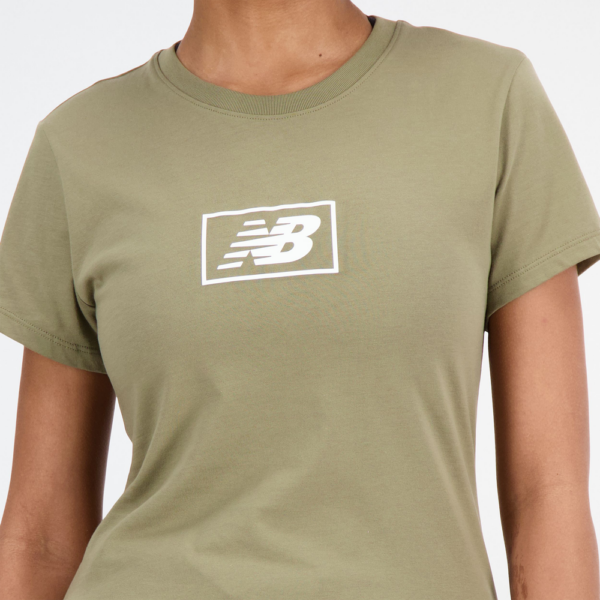 Женская футболка New Balance WT33515CGN - XL